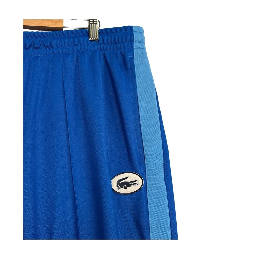 Lacoste Track Pants Mens XXL Blue Regular Fit Athletic Streetwear Jogger Logo - Picture 7 of 12